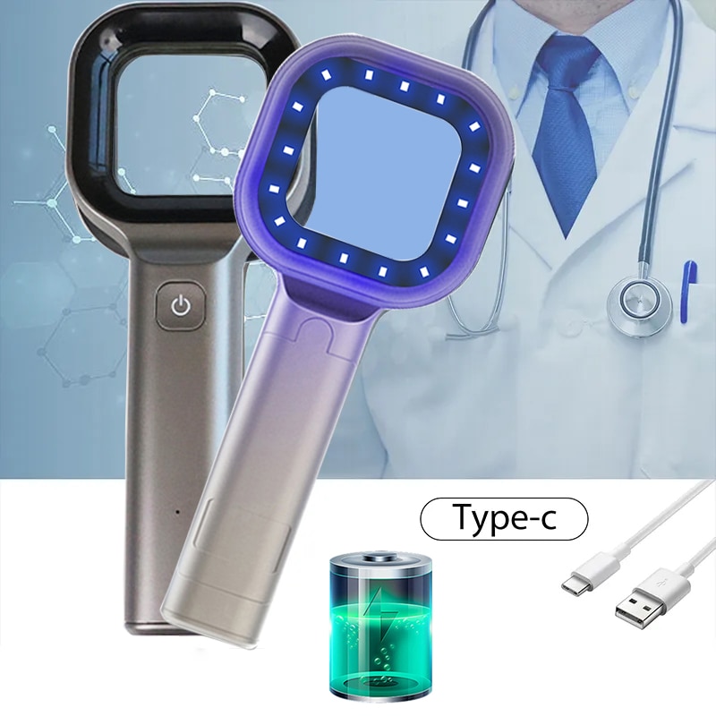 Woods Lamp For Skin Analyzer Machine Ultraviolet Lamp UV Skin Examination Beauty Test Facial Magnifying Analysis Vitiligo Lamp Woods Lamp For Skin Analyzer Machine Ultraviolet Lamp UV Skin Examination Beauty Test Facial Magnifying Analysis Vitiligo Lamp