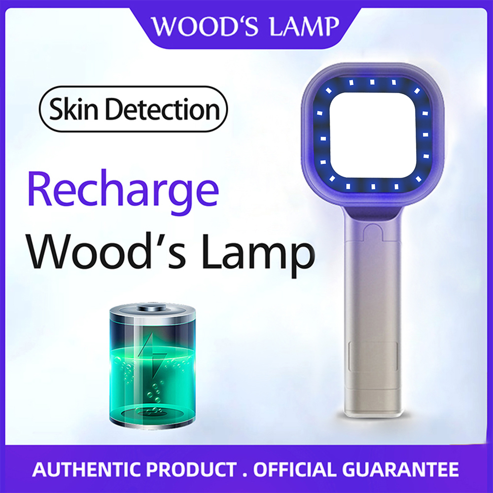 Woods Lamp For Skin Analyzer Machine Ultraviolet Lamp UV Skin Examination Beauty Test Facial Magnifying Analysis Vitiligo Lamp