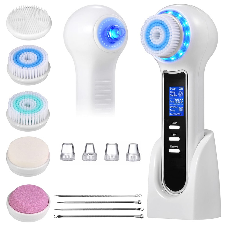 Newest Electric Facial Cleansing Brush Blackhead Remover Pore Vacuum Cleaner Deep Cleaning Face Care Black Head Removal Machine Newest Electric Facial Cleansing Brush Blackhead Remover Pore Vacuum Cleaner Deep Cleaning Face Care Black Head Removal Machine