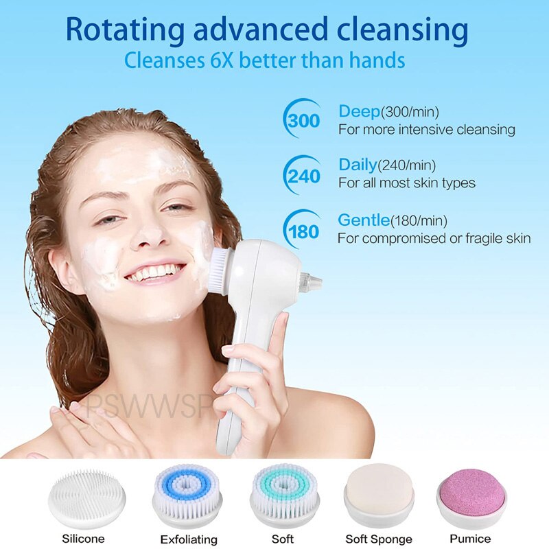 Newest Electric Facial Cleansing Brush Blackhead Remover Pore Vacuum Cleaner Deep Cleaning Face Care Black Head Removal Machine