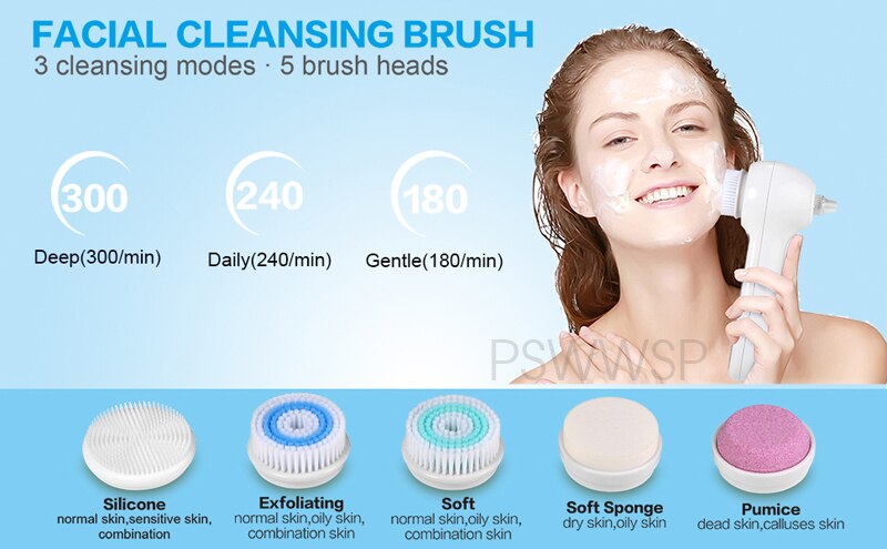 Newest Electric Facial Cleansing Brush Blackhead Remover Pore Vacuum Cleaner Deep Cleaning Face Care Black Head Removal Machine