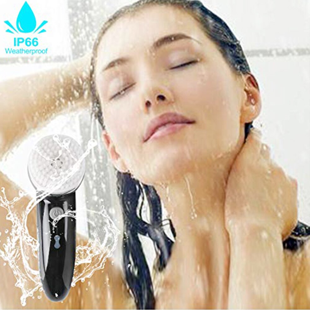 4 In 1 Electric Women 100% Safe Wash Facial Cleansing Brush IPX6 USB Female Electric Face Cleaning Apparatus Nu Face Skin Care