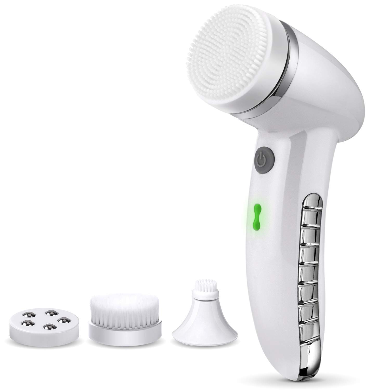 4 In 1 Electric Women 100% Safe Wash Facial Cleansing Brush IPX6 USB Female Electric Face Cleaning Apparatus Nu Face Skin Care 4 In 1 Electric Women 100% Safe Wash Facial Cleansing Brush IPX6 USB Female Electric Face Cleaning Apparatus Nu Face Skin Care