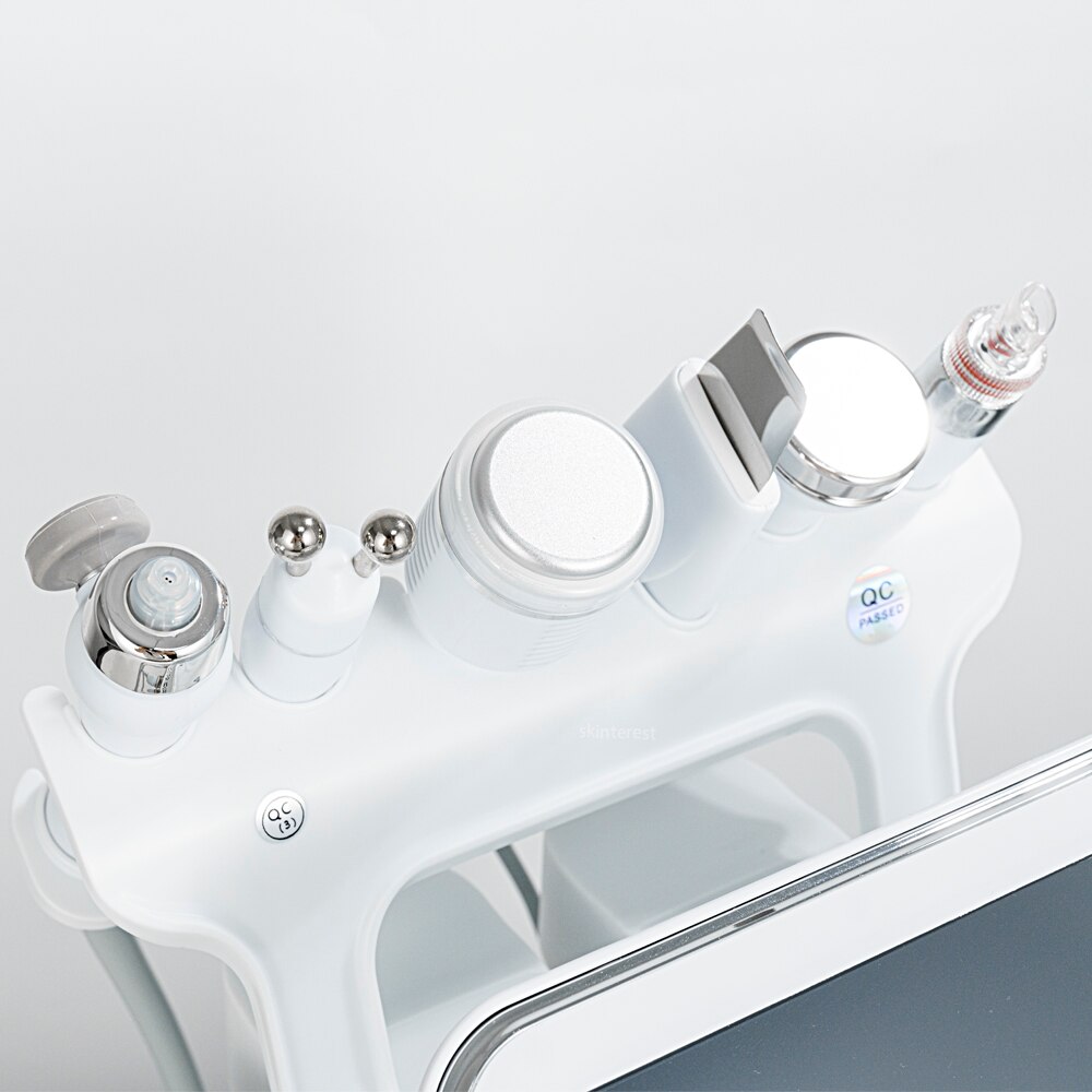 New 7 in 1 Hydrogen Oxygen Small Bubble Facial Beauty Machine H2O2 Hydro Dermabrasion Rejuvenation Tightening Skin Care Face Spa