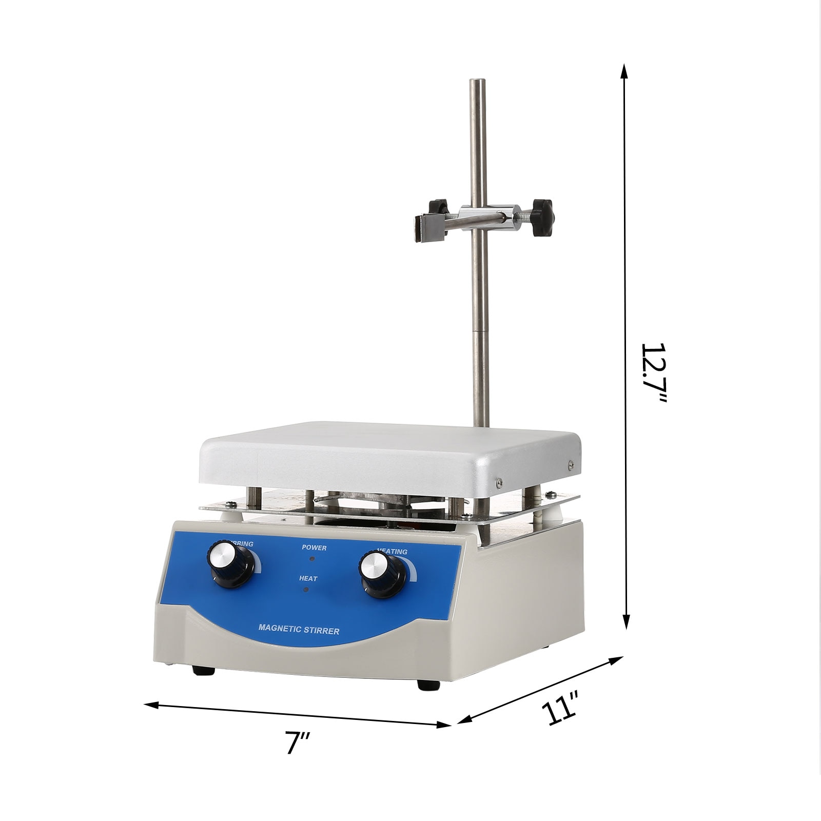 VEVOR 1000ML 3000ML Electric Magnetic Stirrer Hot Plate Vortex Mixer Shaker With Stir Bar Medical Bioloicgal Chemical Laboratory VEVOR 1000ML 3000ML Electric Magnetic Stirrer Hot Plate Vortex Mixer Shaker With Stir Bar Medical Bioloicgal Chemical Laboratory