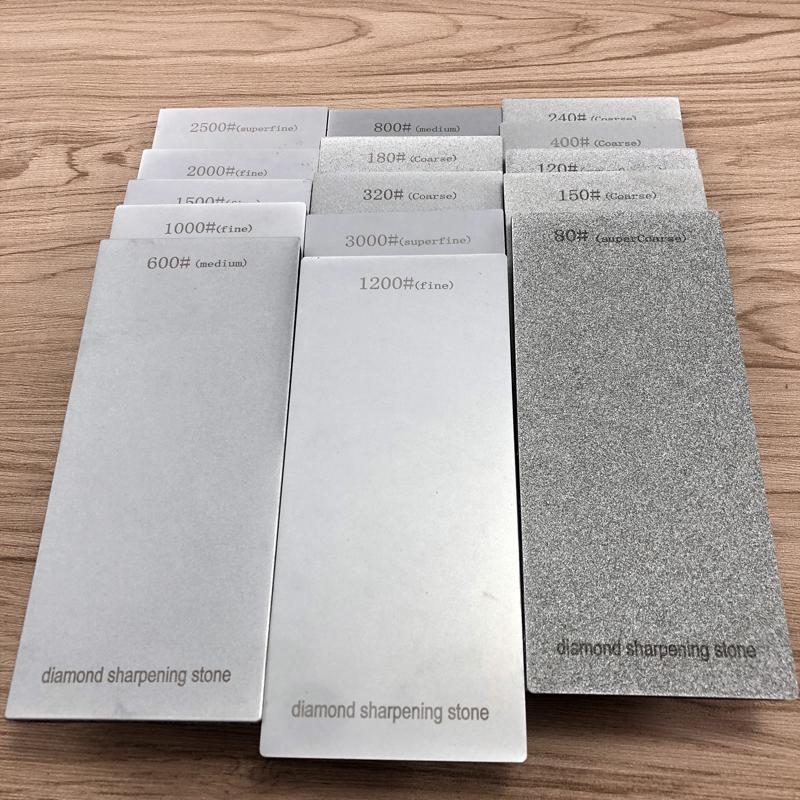 170*75MM Diamond Knife Sharpener Sharpening Stone Grit 80-3000# Grindstone Diamond Tools Fine Grinding Whetstone Kitchen Knives