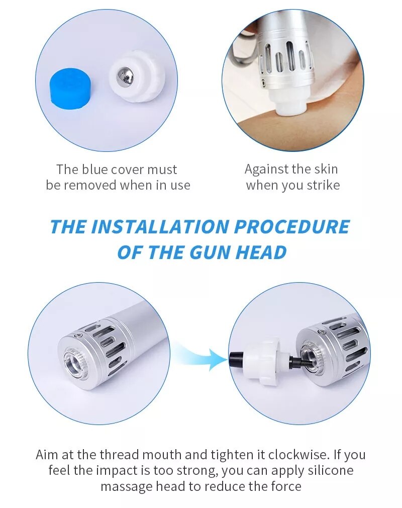 Portable Physical Therapy Equipment ED Electromagnetic Extracorporeal Shock Wave Therapy Machine Pain Relief Body Relax Massager Portable Physical Therapy Equipment ED Electromagnetic Extracorporeal Shock Wave Therapy Machine Pain Relief Body Relax Massager