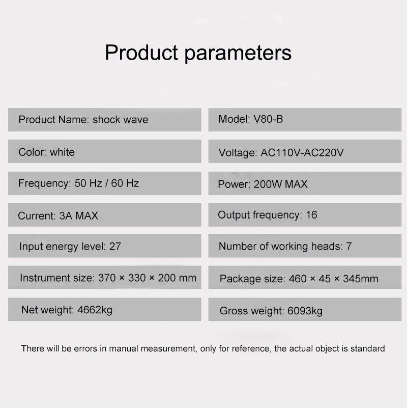 Shockwave Therapy Machine For Relaxation Treatments And Back Pain Relief Shock Waves Massage Tools Body Device Health&beauty
