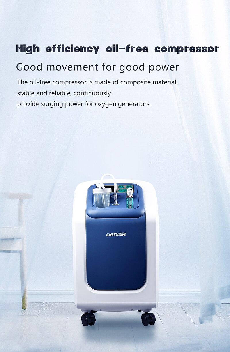 3L Mini Oxygenerator Portable For Household Outdoor Travel 90% Concentration Oxygen Generation Nebulization Integrated Machine