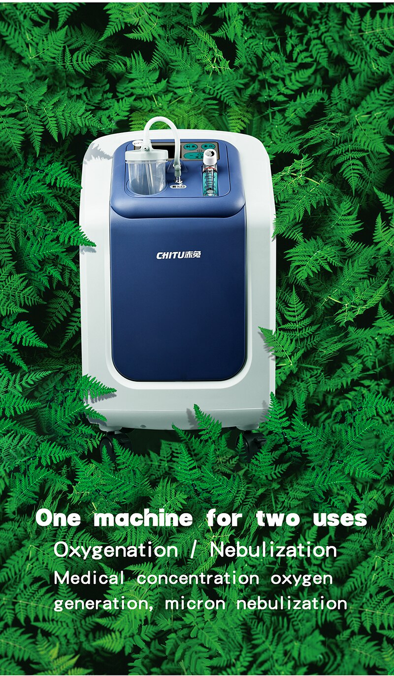 3L Mini Oxygenerator Portable For Household Outdoor Travel 90% Concentration Oxygen Generation Nebulization Integrated Machine