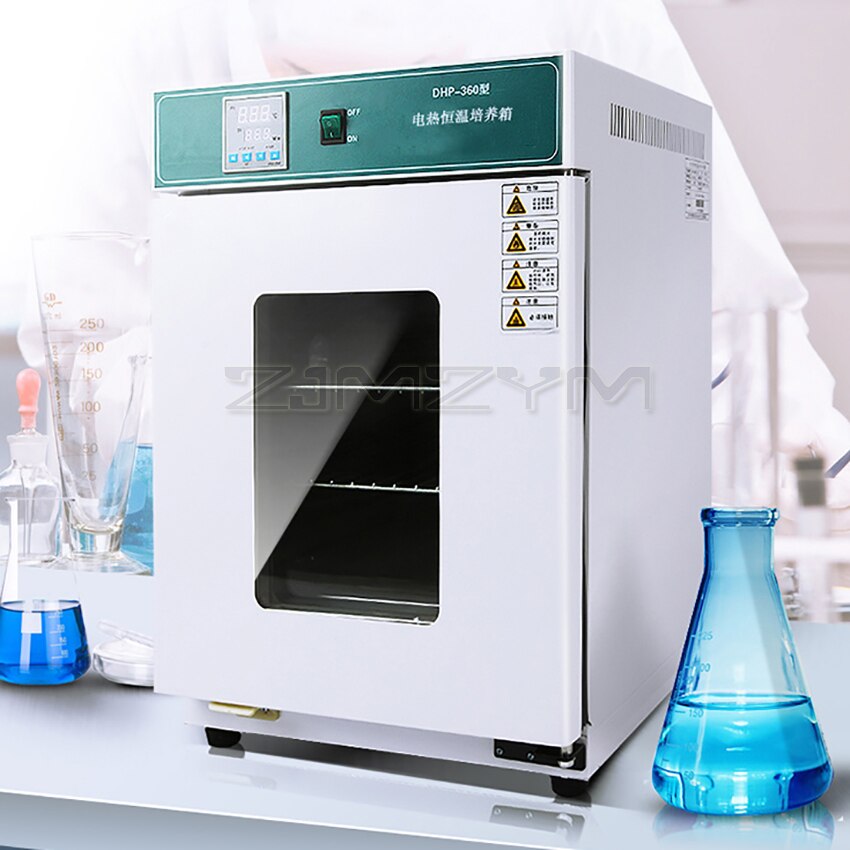 63L Digital Lab Incubator Laboratory Electric Heating Constant Temperature Incubator Microbial Seed Incubator Box 300W 220V