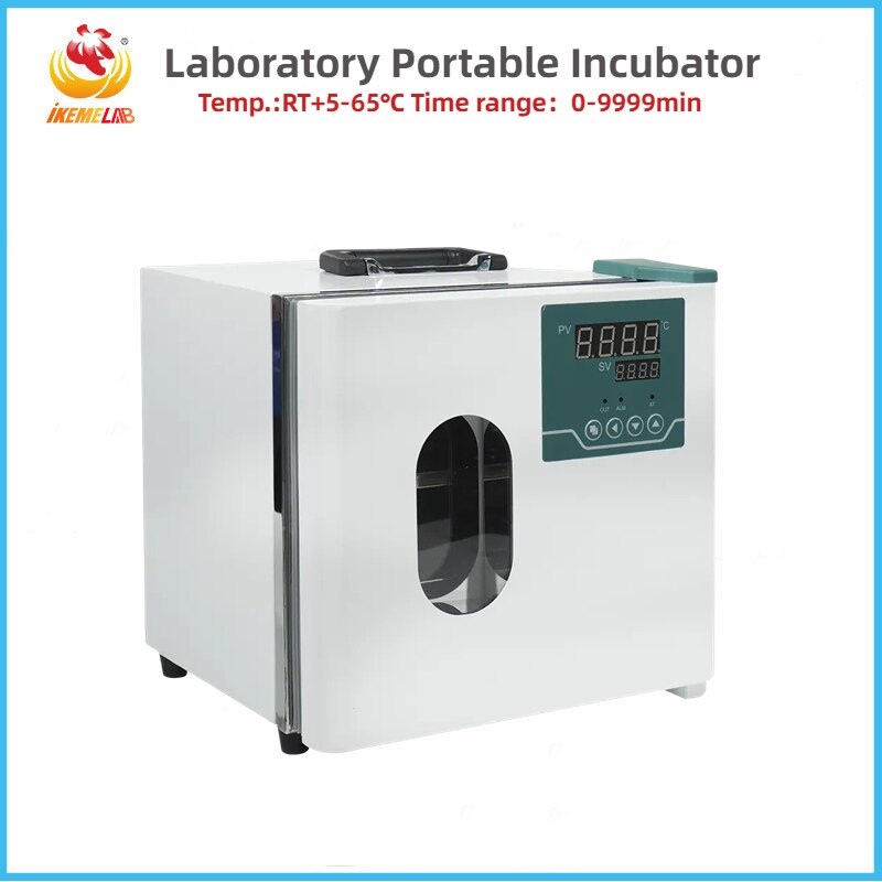 IKEME Laboratory Portable Incubator 9.2L Biological Microbiology Bacteria Thermostatic Heating Cooled Incubator Lab Equipment IKEME Laboratory Portable Incubator 9.2L Biological Microbiology Bacteria Thermostatic Heating Cooled Incubator Lab Equipment