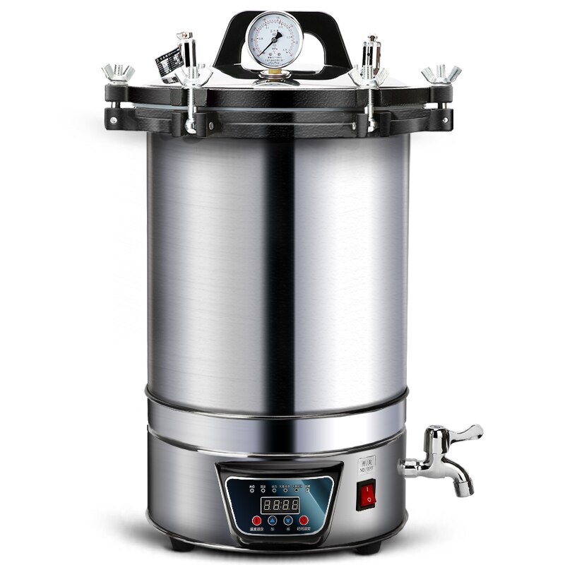 Stainless Steel Automatic Steam Sterilizer Autoclave Pot Laboratory Medical Vertical Sterilization Pot Stainless Steel Automatic Steam Sterilizer Autoclave Pot Laboratory Medical Vertical Sterilization Pot