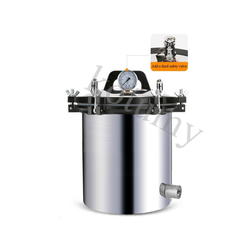 Stainless Steel Automatic Steam Sterilizer Autoclave Pot Laboratory Medical Vertical Sterilization Pot Stainless Steel Automatic Steam Sterilizer Autoclave Pot Laboratory Medical Vertical Sterilization Pot