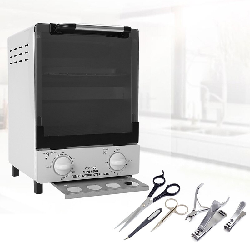 High Temperature Sterilizition Cabinet Dry Heat Disinfection Box Nail Art Tool With Timer Cleaner Sterilizer for Manicure Salon