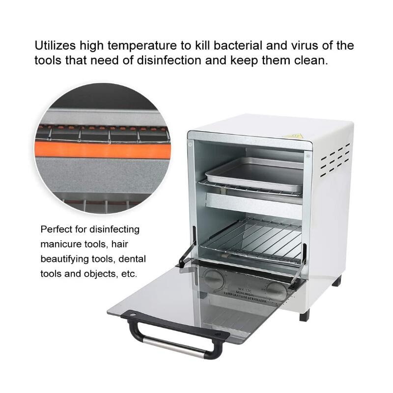 10L Nail Tool UV Sterilizer Box Multifunction Disinfection Machine Mask Phone Makeup Salon Manicure Dental Tool Sterilizer Ozone