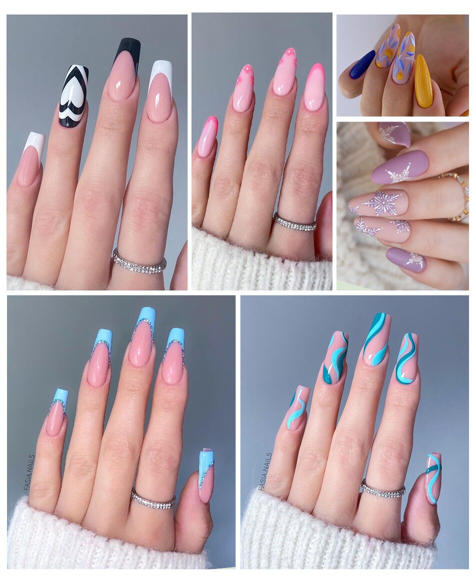 BORN PRETTY 65Pcs/Set 10ml Nail Gel Polish Spring Color Glitter Sequins Varnish Soak Off UV Nail Art Gel Full Kits