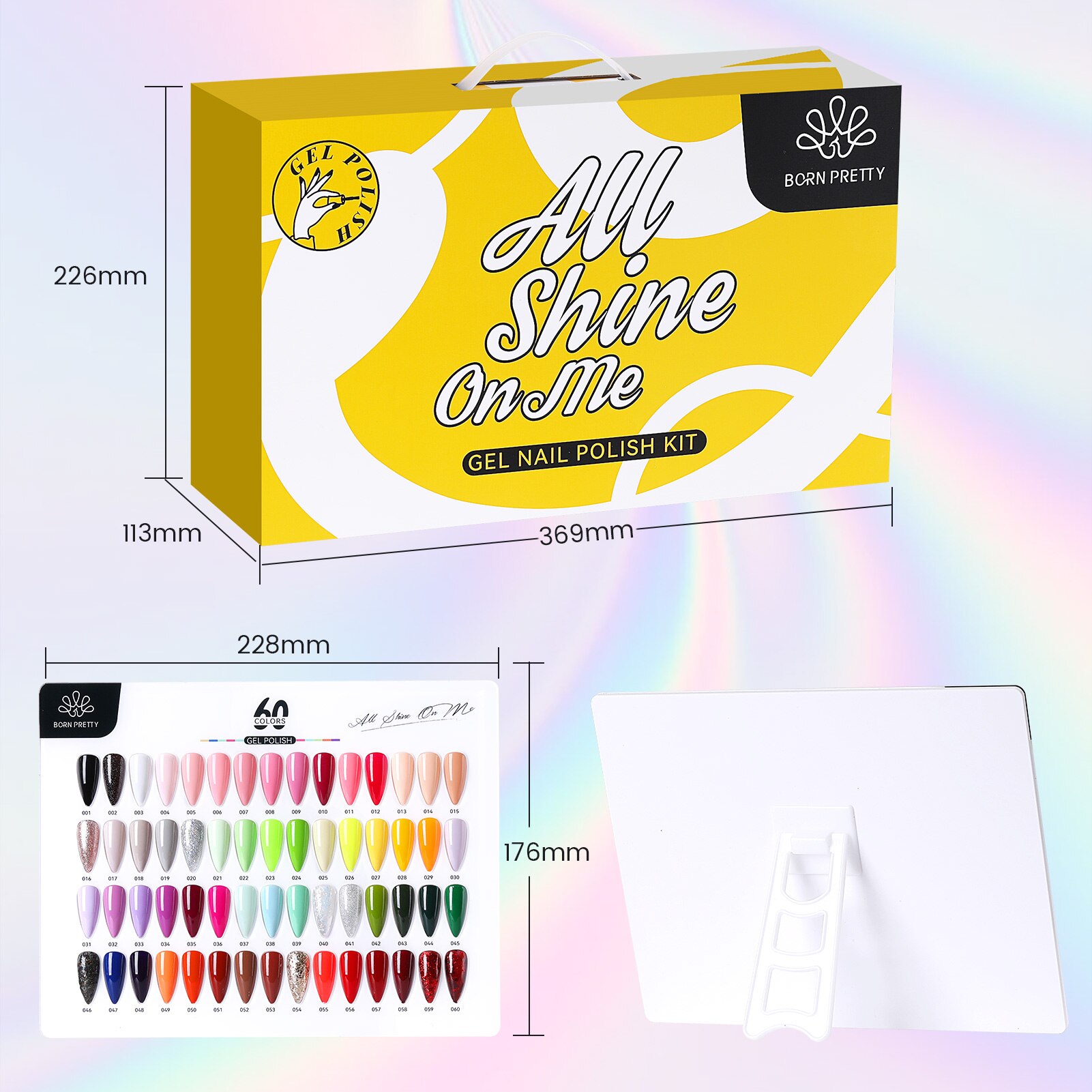 BORN PRETTY 65Pcs/Set 10ml Nail Gel Polish Spring Color Glitter Sequins Varnish Soak Off UV Nail Art Gel Full Kits BORN PRETTY 65Pcs/Set 10ml Nail Gel Polish Spring Color Glitter Sequins Varnish Soak Off UV Nail Art Gel Full Kits