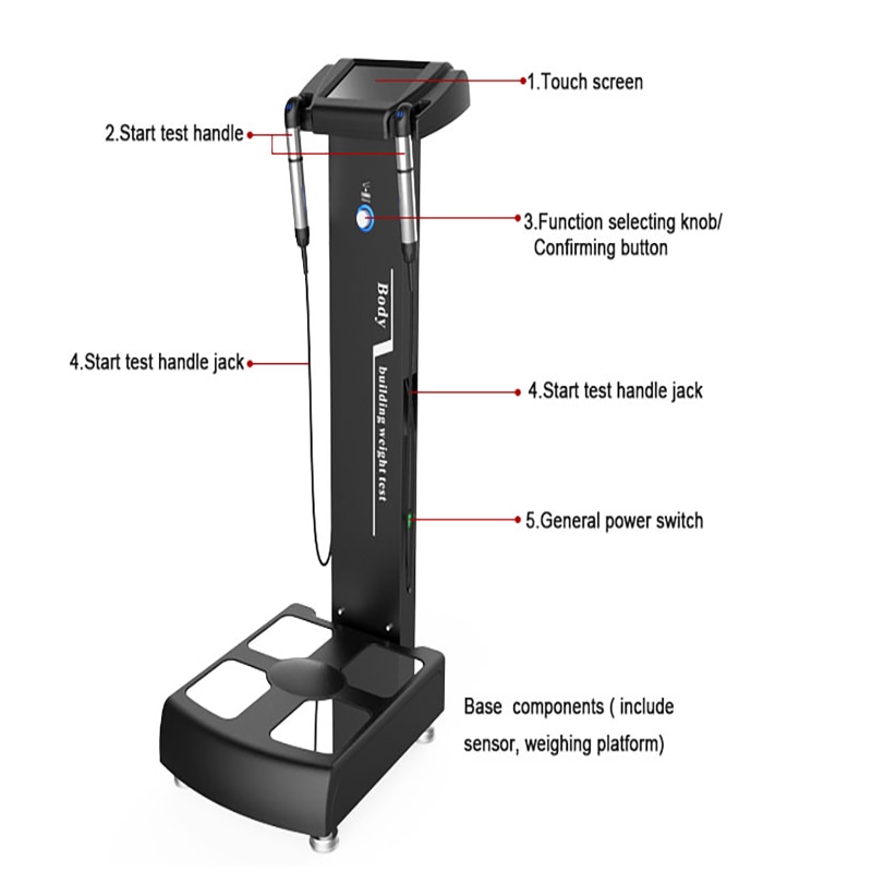 Professional Human Full Body Analyzer Machine for Fitness CE Approval 3D Scanner Weight Fat Text Professional Human Full Body Analyzer Machine for Fitness CE Approval 3D Scanner Weight Fat Text