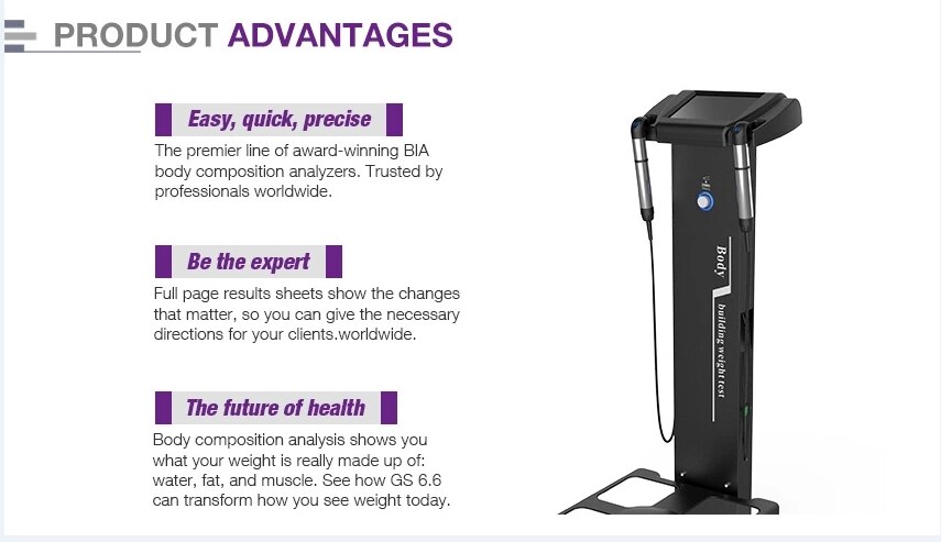 Professional Human Full Body Analyzer Machine for Fitness CE Approval 3D Scanner Weight Fat Text Professional Human Full Body Analyzer Machine for Fitness CE Approval 3D Scanner Weight Fat Text