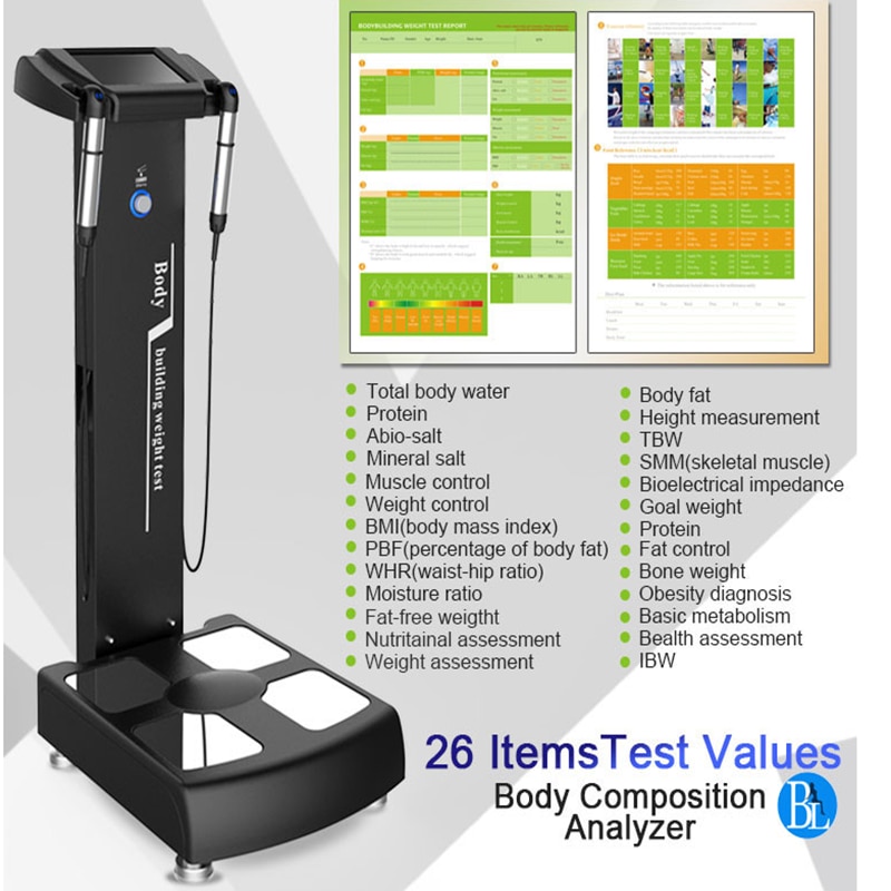 Professional Human Full Body Analyzer Machine for Fitness CE Approval 3D Scanner Weight Fat Text Professional Human Full Body Analyzer Machine for Fitness CE Approval 3D Scanner Weight Fat Text