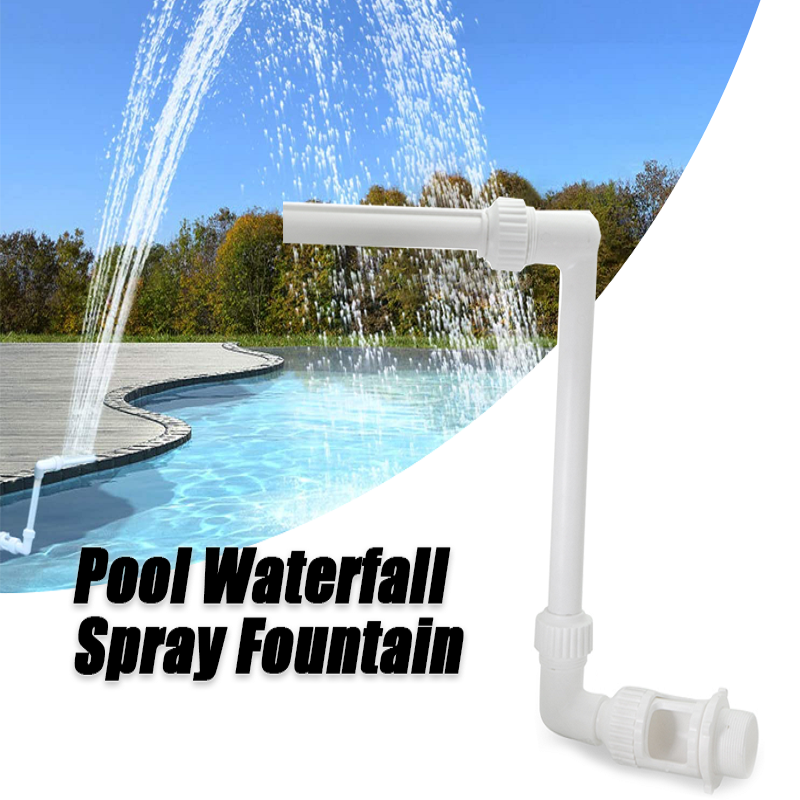 Waterfall Swimming Pool Fountain Fish Pond Waterfall Fountain Adjustable Pool Decoration Cooling Spray For Garden Yard Home Tool