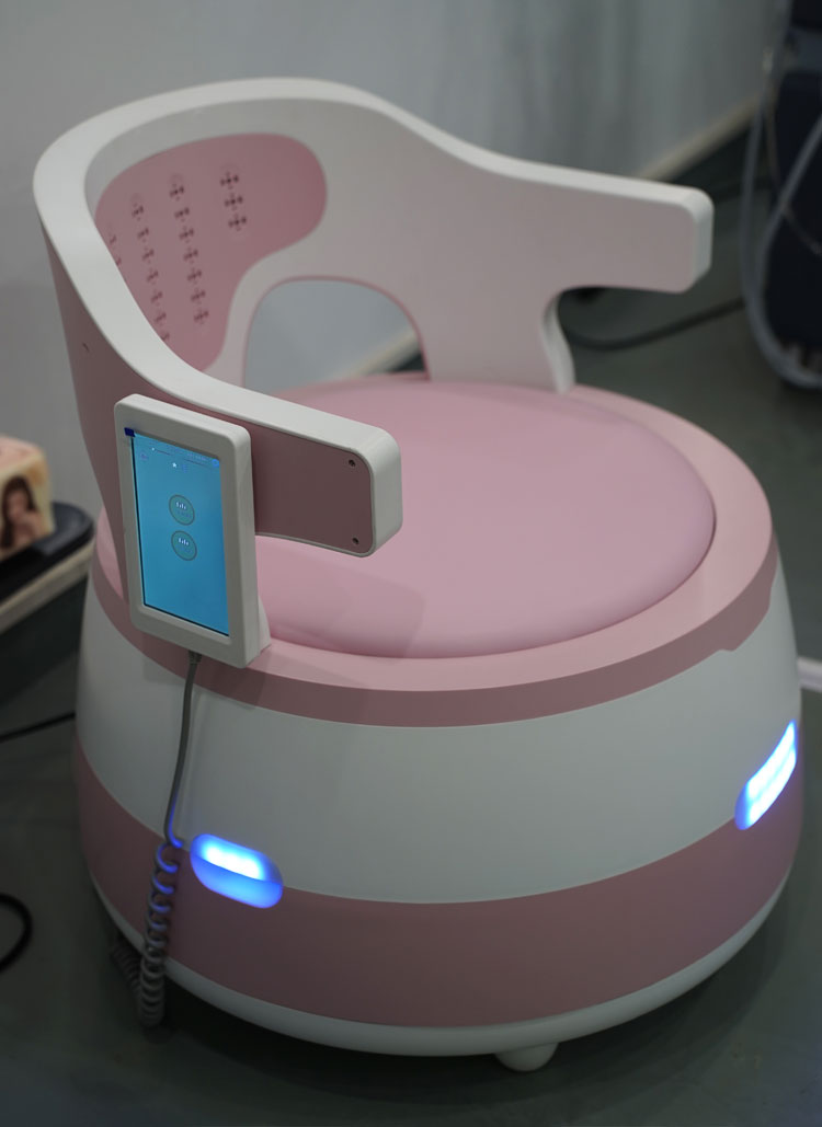 New Ems Painless Pelvic Floor Muscle Trainer Postpartum Repair Beauty Machine Magnetic Happy Chair with High Intensity