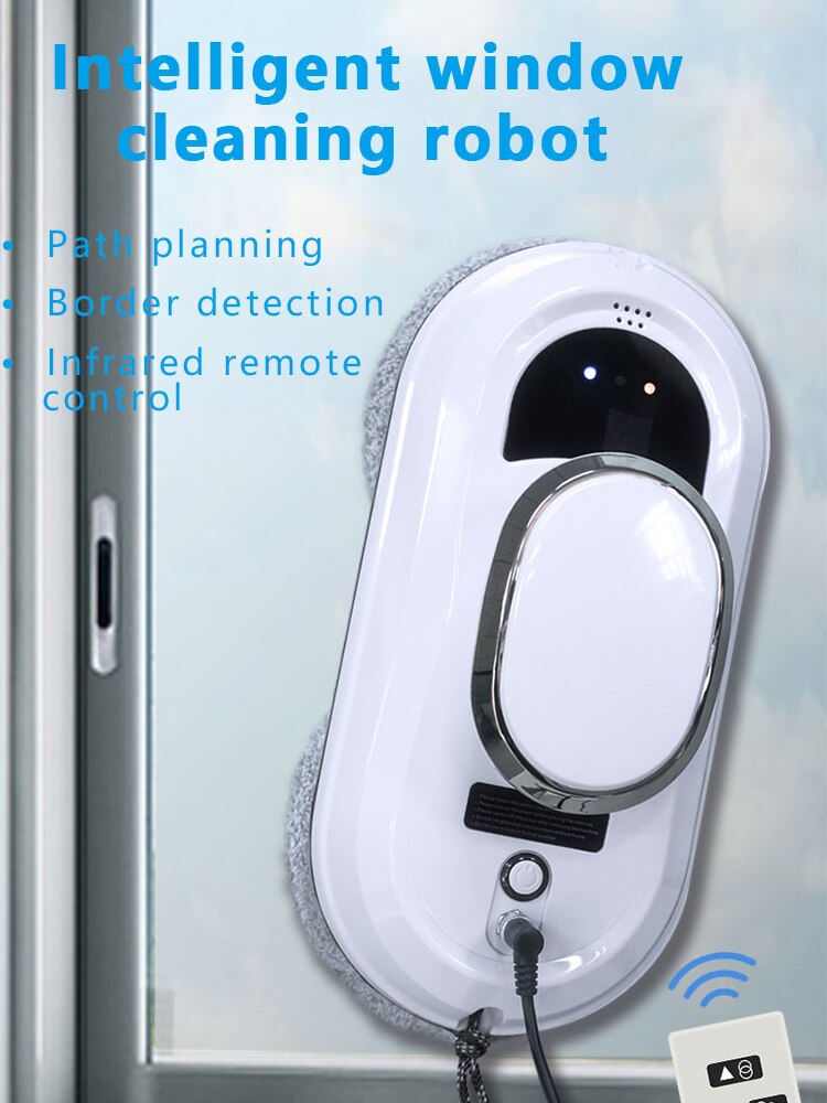 2023 Borderless Turn Back With Remote Control Smart Faster Cleaning Speed Window Cleaner Robot Vacuum Glass Robotic