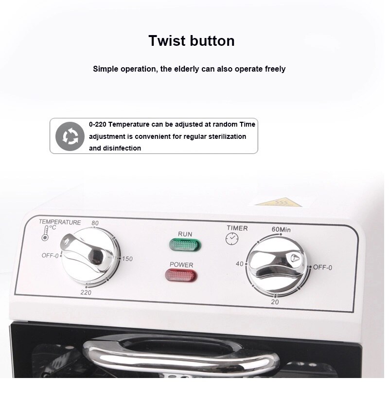 High-Temperature Sterilization Cabinet  Autoclave Sterilizer Disinfection Beauty Salon Tools Manicure