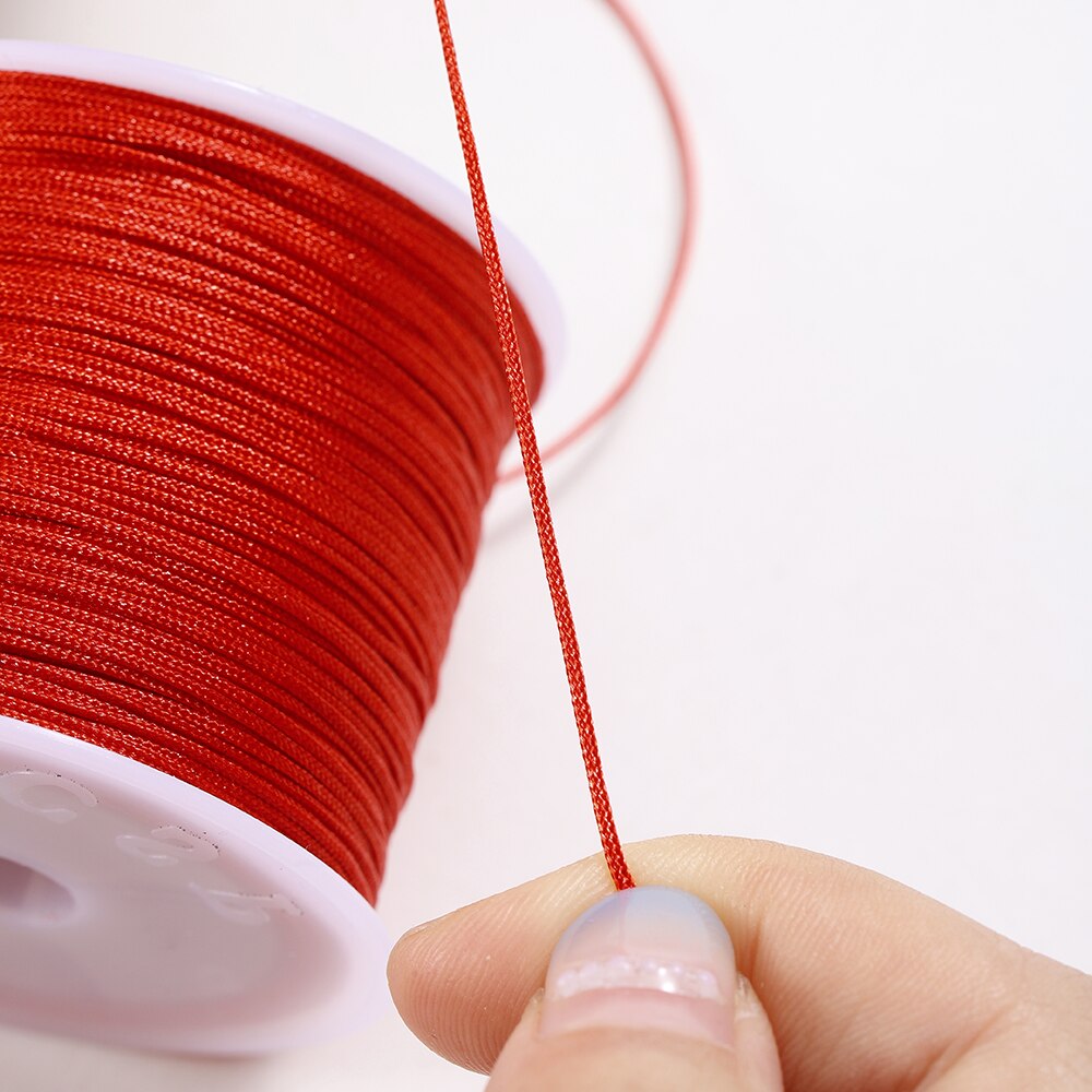 50M/roll 0.8mm Nylon Thread Cord Chinese Knot Cord Bracelet Braided String For DIY Tassels Beading String Jewelry Making 50M/roll 0.8mm Nylon Thread Cord Chinese Knot Cord Bracelet Braided String For DIY Tassels Beading String Jewelry Making