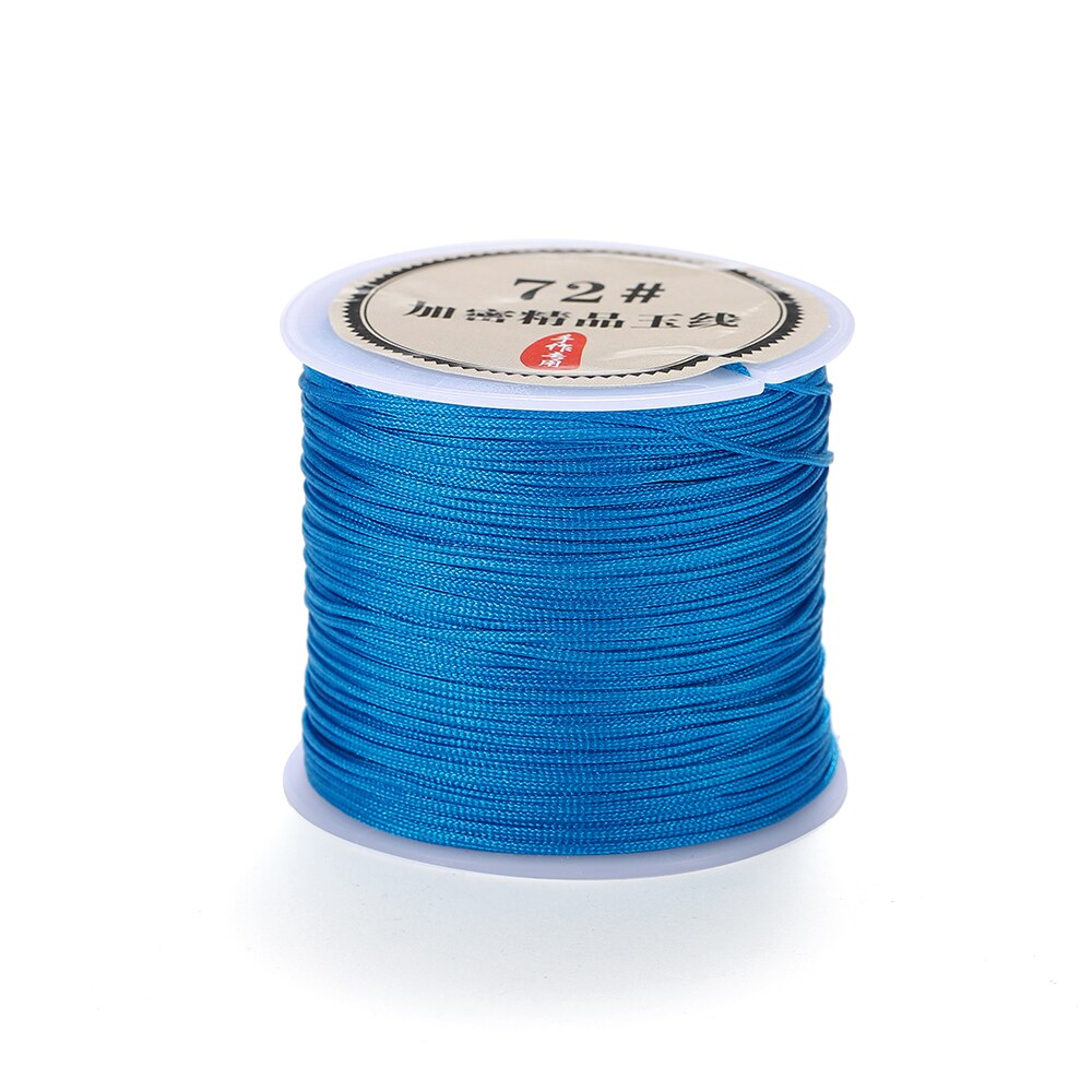 50M/roll 0.8mm Nylon Thread Cord Chinese Knot Cord Bracelet Braided String For DIY Tassels Beading String Jewelry Making 50M/roll 0.8mm Nylon Thread Cord Chinese Knot Cord Bracelet Braided String For DIY Tassels Beading String Jewelry Making