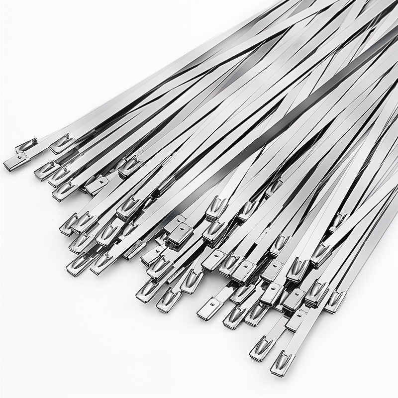 20/40Pcs Stainless Steel Cable Ties Reusable Self-sealing Fastening Ring Cable Tie Multi-Purpose Metal Hardware Cable Organizer 20/40Pcs Stainless Steel Cable Ties Reusable Self-sealing Fastening Ring Cable Tie Multi-Purpose Metal Hardware Cable Organizer