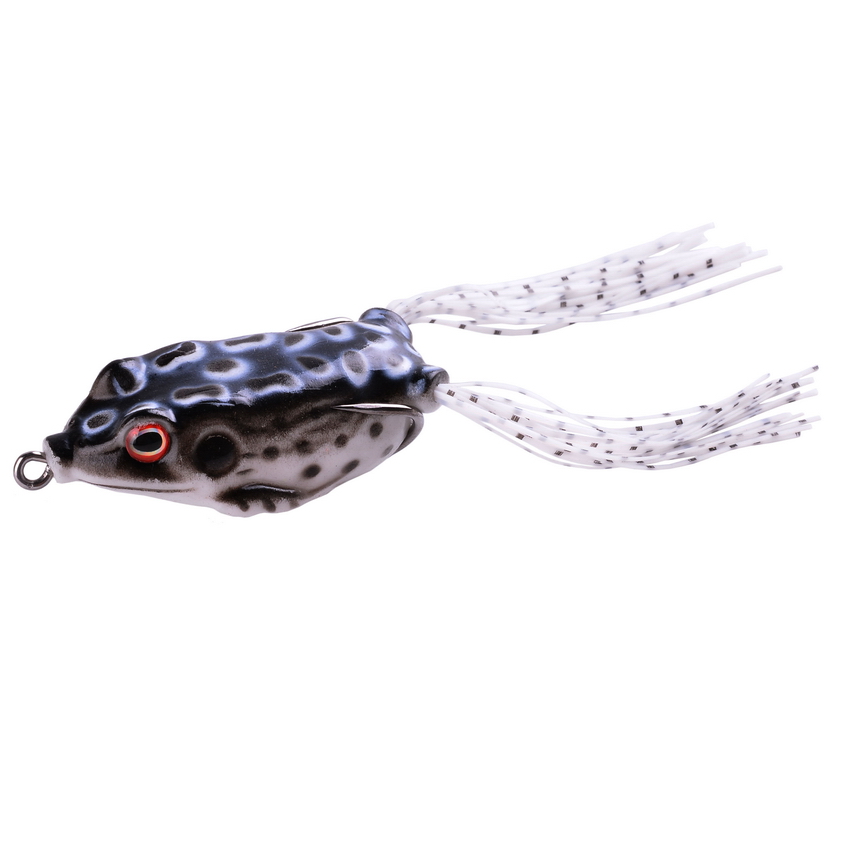 15pc/set Frog Soft Lure Tube Bait Plastic Fishing Lure with Fishing Hooks Topwater Ray Frog Artificial 3D Eyes Fishing Lures Set