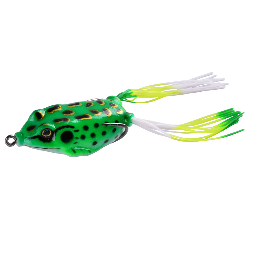 15pc/set Frog Soft Lure Tube Bait Plastic Fishing Lure with Fishing Hooks Topwater Ray Frog Artificial 3D Eyes Fishing Lures Set