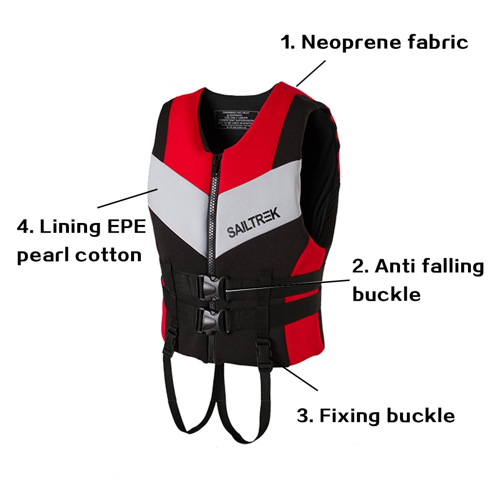 Water Sports Fishing Water Ski Vest Kayaking Boating Swimming Drifting Safety Vest Adults Life Jacket Neoprene Safety Life Vest Water Sports Fishing Water Ski Vest Kayaking Boating Swimming Drifting Safety Vest Adults Life Jacket Neoprene Safety Life Vest
