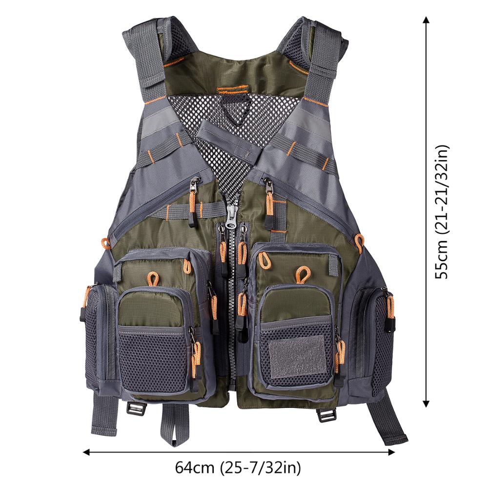Bassdash Breathable Fishing Vest Outdoor Sports Fly Swimming Adjustable Vest Fishing Tackle Bassdash Breathable Fishing Vest Outdoor Sports Fly Swimming Adjustable Vest Fishing Tackle