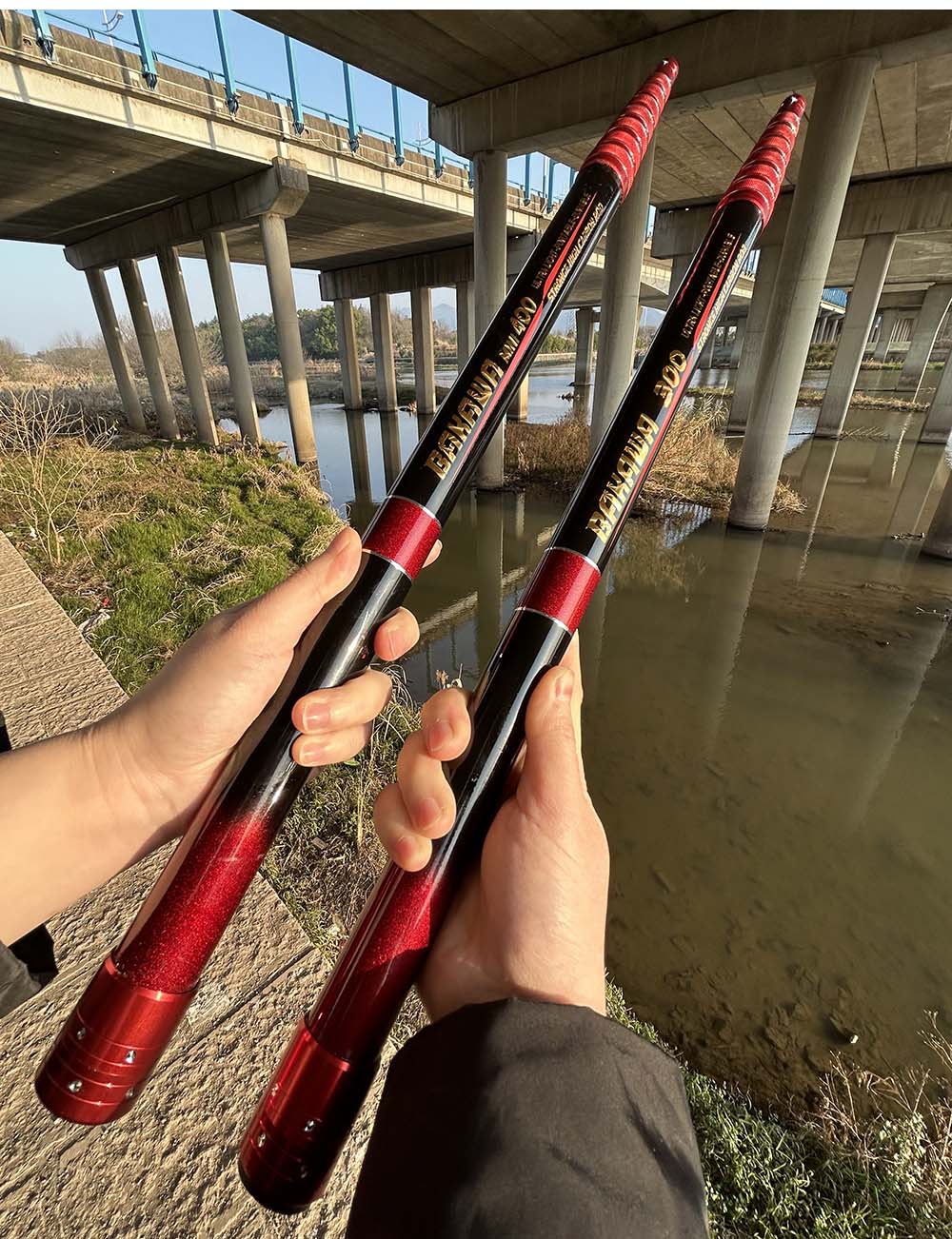 BAKAWA Fishing Net Telescoping Foldable Landing Net Pole Lightweight Carp Carbon Folding Sea Hand Dip Net 3M/4M/2.1M Tackle