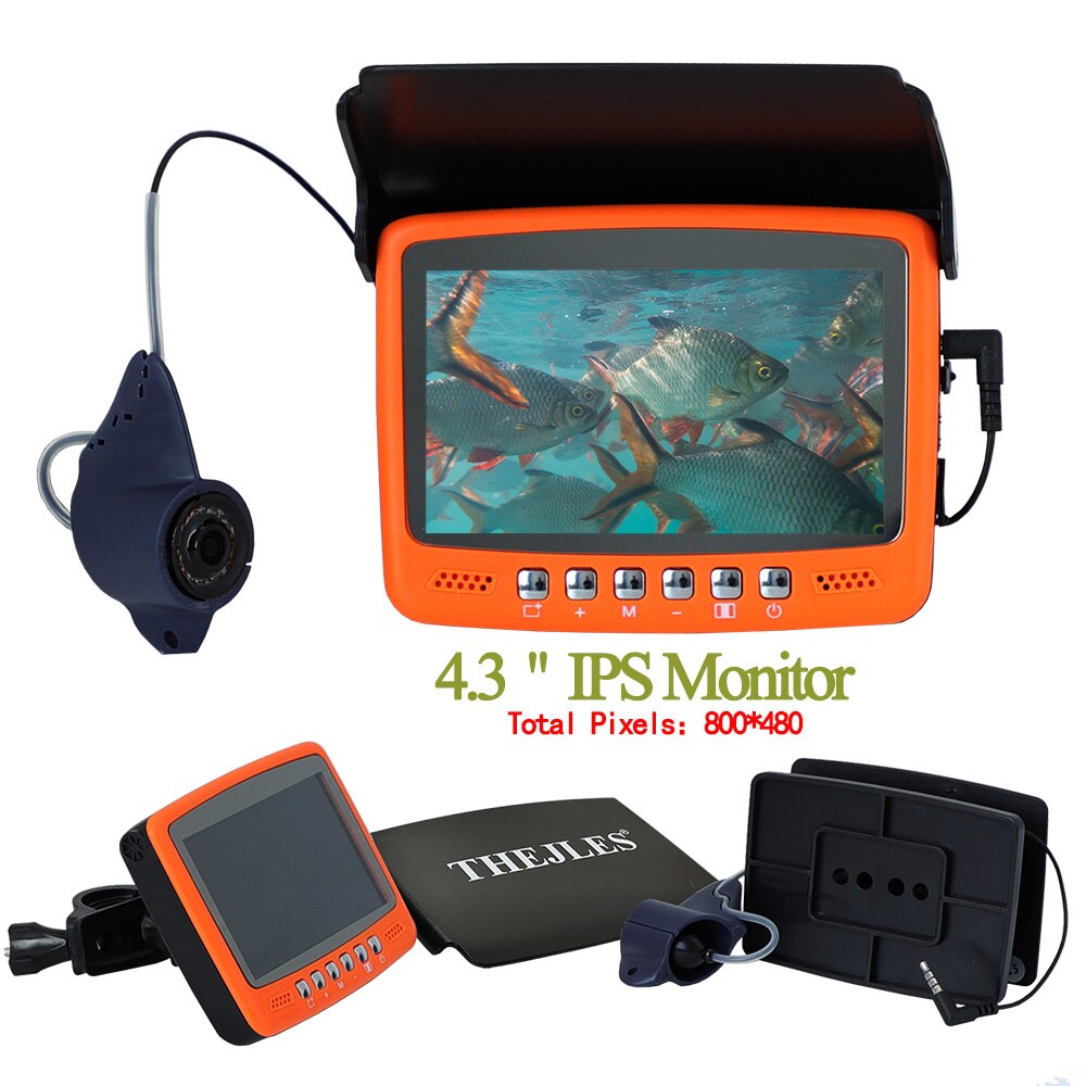 7HBS Video Fish Finder 4.3 Inch IPS LCD Screen Camera Kit For Winter Underwater Ice Fishing Manual Backlight Boy/Men's Gift