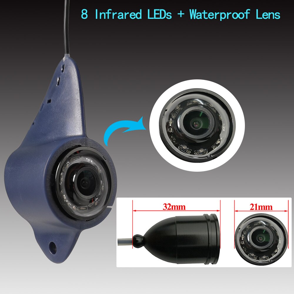 7HBS Video Fish Finder 4.3 Inch IPS LCD Screen Camera Kit For Winter Underwater Ice Fishing Manual Backlight Boy/Men's Gift