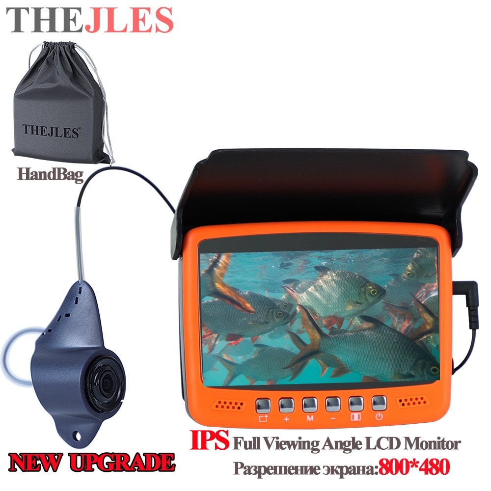 7HBS Video Fish Finder 4.3 Inch IPS LCD Screen Camera Kit For Winter Underwater Ice Fishing Manual Backlight Boy/Men’s Gift 7HBS Video Fish Finder 4.3 Inch IPS LCD Screen Camera Kit For Winter Underwater Ice Fishing Manual Backlight Boy/Men's Gift