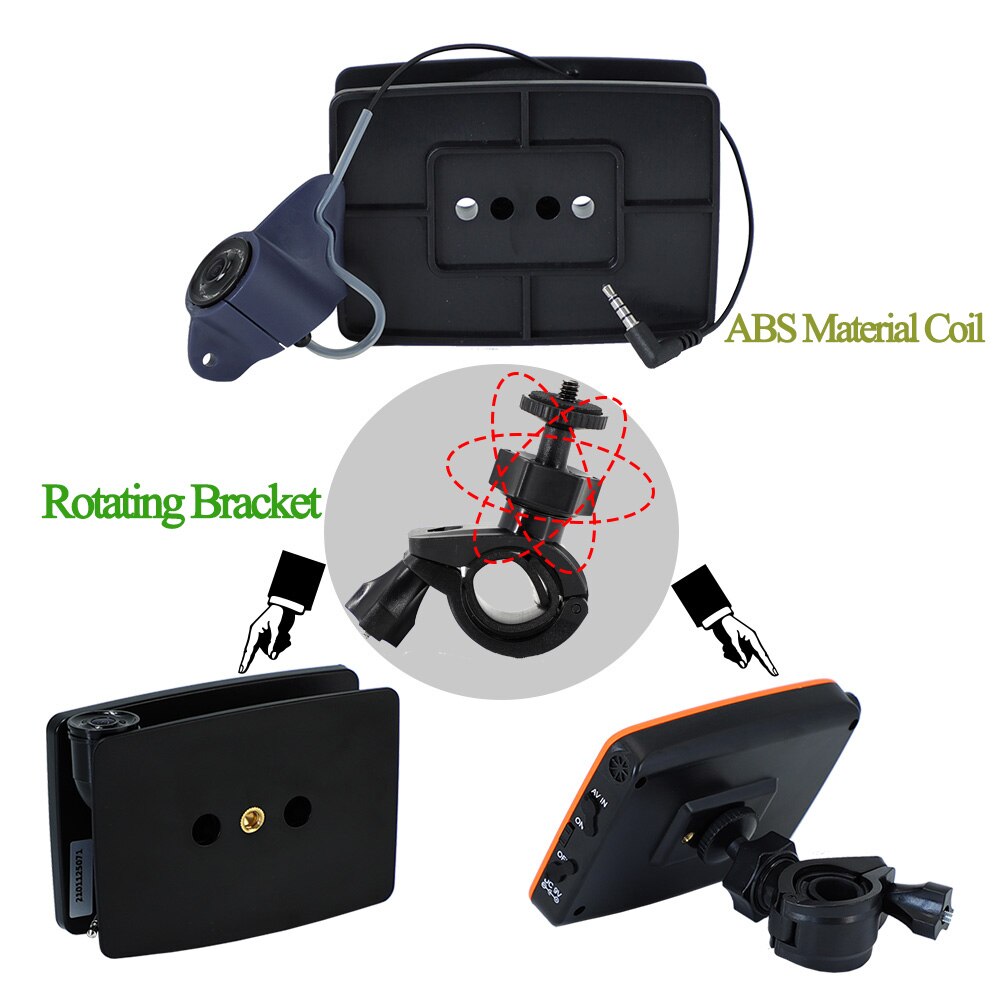 7HBS Video Fish Finder 4.3 Inch IPS LCD Screen Camera Kit For Winter Underwater Ice Fishing Manual Backlight Boy/Men's Gift