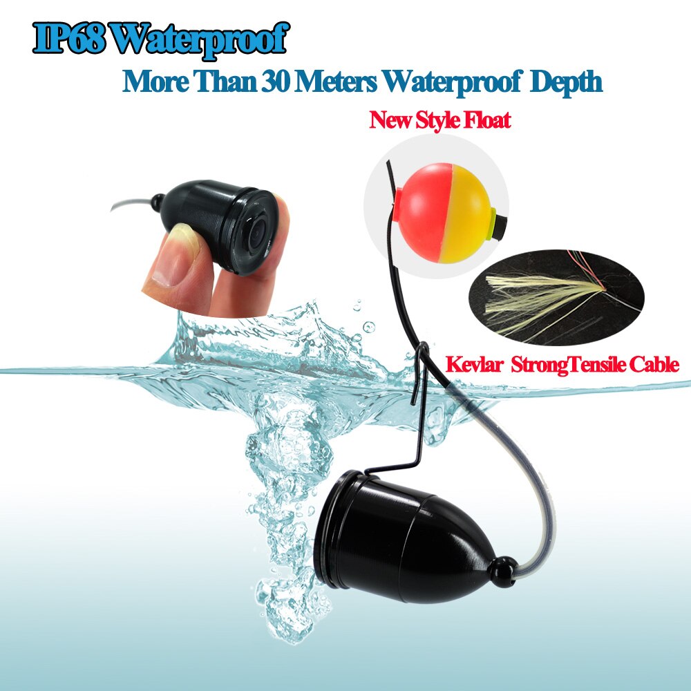 7HBS Video Fish Finder 4.3 Inch IPS LCD Screen Camera Kit For Winter Underwater Ice Fishing Manual Backlight Boy/Men's Gift