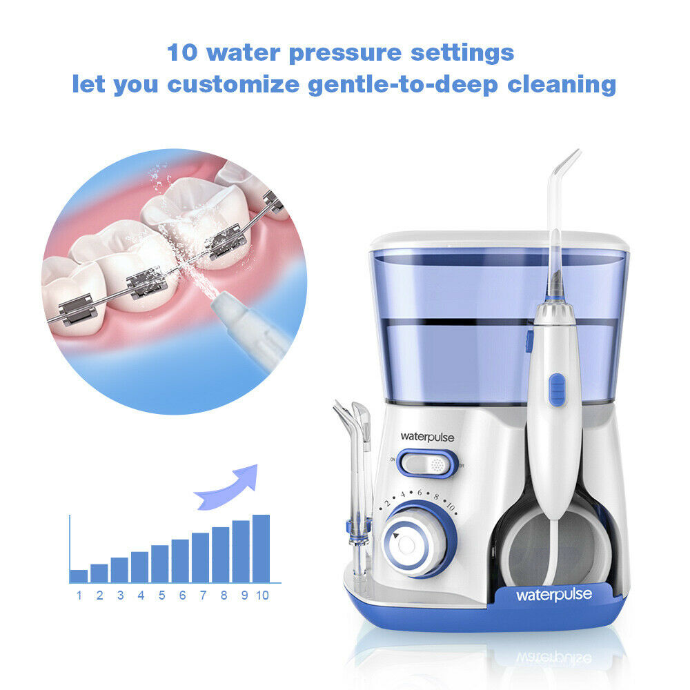 Waterpulse V300G Oral Irrigator 5pcs Tips Dental Water Flosser Electric Cleaner 800ml Oral Hygiene Dental Flosser For Oral Care Waterpulse V300G Oral Irrigator 5pcs Tips Dental Water Flosser Electric Cleaner 800ml Oral Hygiene Dental Flosser For Oral Care