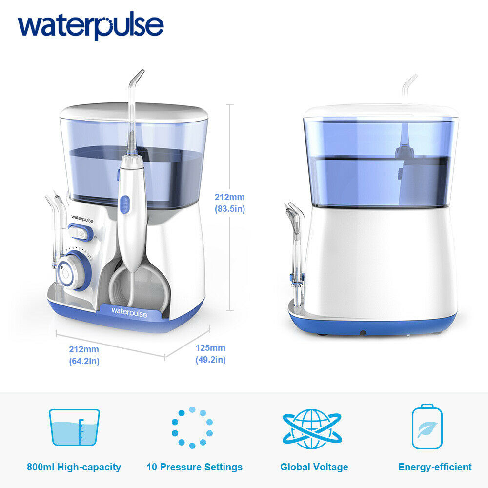 Waterpulse V300G Oral Irrigator 5pcs Tips Dental Water Flosser Electric Cleaner 800ml Oral Hygiene Dental Flosser For Oral Care Waterpulse V300G Oral Irrigator 5pcs Tips Dental Water Flosser Electric Cleaner 800ml Oral Hygiene Dental Flosser For Oral Care