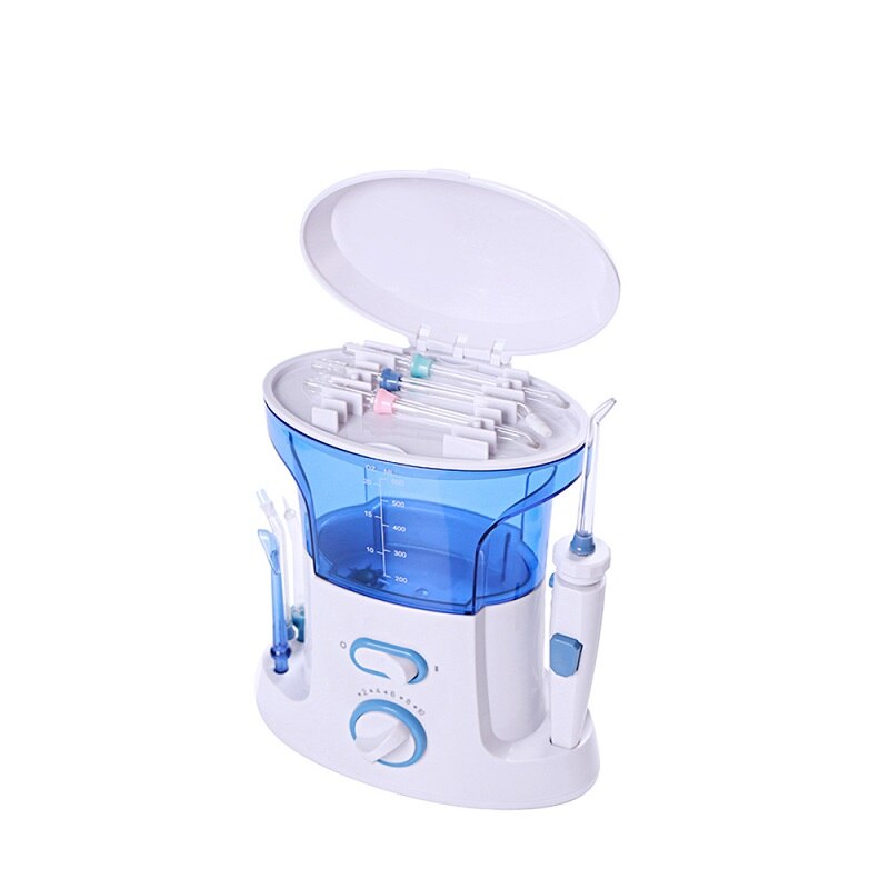 600ML Electric Dental Floss Oral Irrigator for Household Use Portable Tabletop Suitable For 7 Dental Floss Teeth  For Homeuse